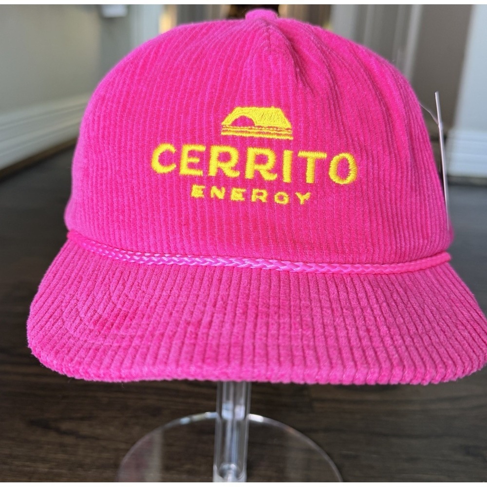 Neon Pink Yellow Corduroy Rope Snapback‎ Hat NWT Streetwear Festival Cap
